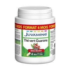 Juvamine Green Tea Guarana 30 Capsules 120 Gélules Juvamine