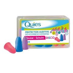 Rubber Foam Ear Plugs Disco 3 Pairs Quies