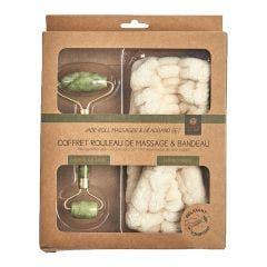 Coffret masseur pierre de jade et bandeau de maquillage Pierre de jade et bandeau de maquillage Le Comptoir Des Tendances