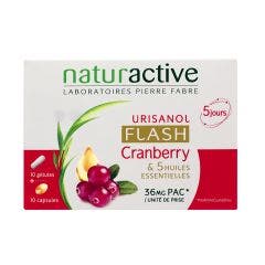 Urisanol Flash 10 Tablets + 10 Capsules 10 Gelules + 10 Capsules Naturactive