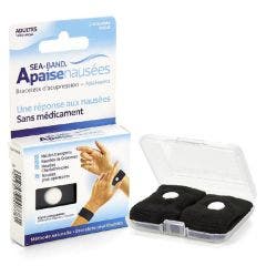 Adults Bracelet Acupression Anti Nausea X2 X2 Anti-Nausées Seaband
