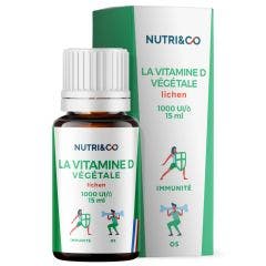 Plant Vitamin D3 1000UI/Drop 15ml Immune Defense NUTRI&CO