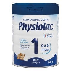 1 Lait en Poudre 800g De 0 à 6 Mois Physiolac
