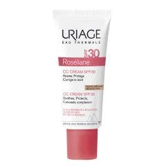 CC Cream SPF30 Sensitive Skin Prone To Redness 40ml Roseliane Uriage