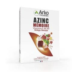 Memoboost 30 Capsules Ginkgo + Bacopa Memory And Fatigue 30 gélules Azinc Arkopharma
