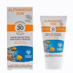 Hypoallergenic Organic Facial Sunscreen SPF30 50g Alphanova