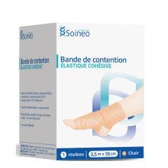 Bande de contention élastique cohésive 3,5mx10cm Chair Soineo