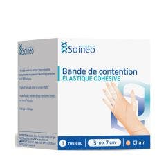 Bande de contention élastique cohésive 3mx7cm Chair Soineo