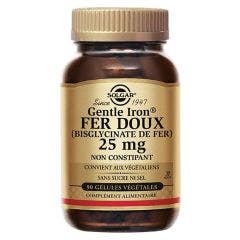 Gentle Iron 90 Vegi Capsules 90 Gélules Végétales Solgar