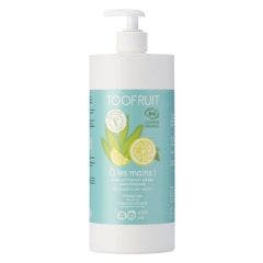 Lemon-Aloe Vera No-Rinse Hand Cleansing Gel 1000ML Ô Les Mains Toofruit