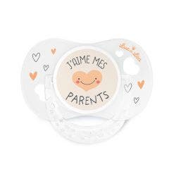 Symmetric Silicone Pacifier 18 Months+ Luc Et Lea