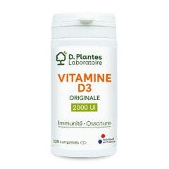 Vitamine D3 2000 UI Originale 120 Comprimés D. Plantes