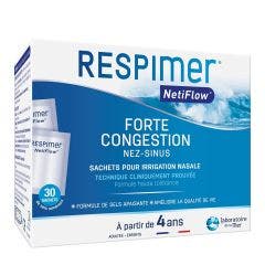 Netiflow sachets pour irrgitaion nasale x30 Respimer