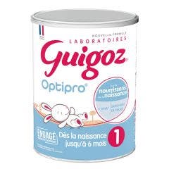 1 Formula Powder Milk Ble 800g Optipro 0-6 Mois Guigoz