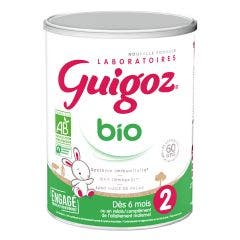 Bio 2 Lait En Poudre Bio De 6 A 12 Mois 800g De 6 à12 Mois Guigoz