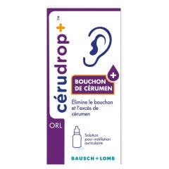 Cérudrop+ solution auriculaire 12ml Bausch&Lomb