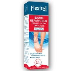 Baume Réparateur Pieds 25% d'Urée 112g Pieds et talons crevassés Flexitol