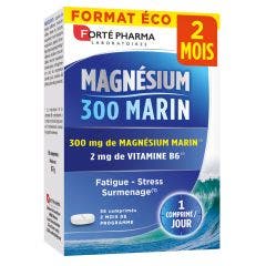 Magne 300 Marine Magnesium X 56 Tablets 56 Comprimes pour 2 mois Forté Pharma