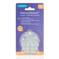 Tetine Natural Wave Debit Lent X2 Lansinoh