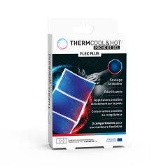 Thermcool & Hot gel Flex plus 1 poche 17x26cm Action chaud ou froid Bausch&Lomb