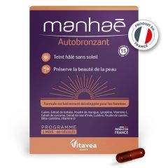 Self-tanner 60 capsules Manhaé