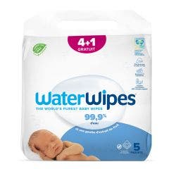 Baby Wipes 4x60 + 1 Free Pack promotionnel Waterwipes