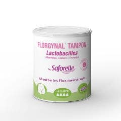 Florgynal Tprobiotic Tampon Super X8 X8 Florgynal Sans applicateur Saforelle