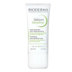 Sensitive Soothing Anti Blemish Care Acne Prone Skins 30ml Sebium Peau acnéique Bioderma
