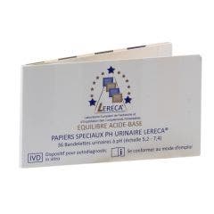 Papier Ph Urinaire 36 Bandes Lereca