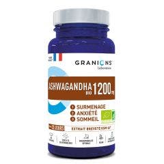 Ashwagandha Bio 1200mg 60 comprimés Surmenage, anxiété et sommeil Granions