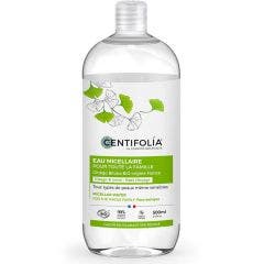 Micellar Water 500ml Hydratation pour toute la famille Face &amp; eyes leave-in Centifolia