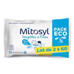 Water Wipes 2x60 Mitosyl