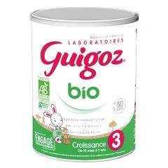 Bio 3 Croissance Lait En Poudre Bio De 10 Mois A 3 Ans 800g De 10 Mois à 3 Ans Guigoz
