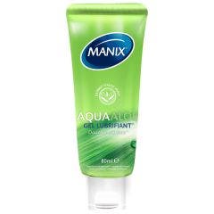 Sensitive lubricating gel 80ml AquaAloe Manix
