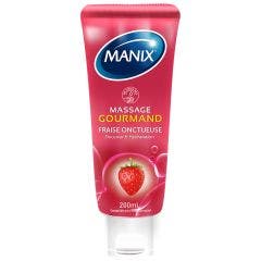 Gourmand Massage Gel Strawberry Flavour 200ml Massage Gourmand Manix