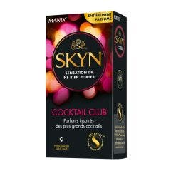 Skyn Sensation Cocktail Club Condoms X9 x9 Cocktail Club Parfums Inspirés des Plus Grands Cocktails Manix
