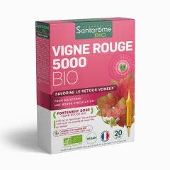 Bio Red Vine X 20 Phials 200ml Maintient une bonne circulation Santarome