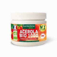 Organic Acerola 1000 60 tablets Vitamine C naturelle Santarome