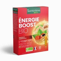 Energie Boost Bio 20 ampulas Coup d'énergie immédiat Santarome