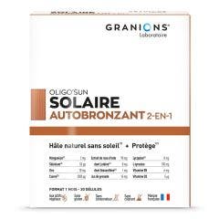 Solaire Auto-Bronzant 30 Gélules Oligo'Sun Cure de 1 Mois Granions