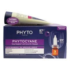 Progressive Anti-Hair Loss Giftboxes for Women Phytocyane Age, Menopause, Heredity Phyto