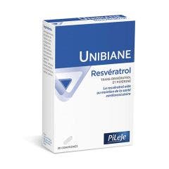 Resveratrol 30 tablets Unibiane Pileje