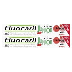 Junior toothpaste 6-12 years red berry 2x75ml 6-12 Ans Fluocaril