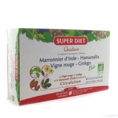 Quatuor Circulation Bio 20 Ampoules 15ml Superdiet