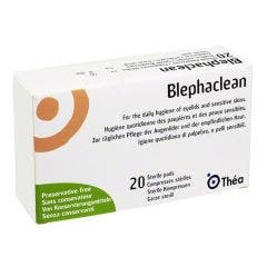 Blephaclean Sterile Pre Impregnated Compresses For Eyelids X20 Thea
