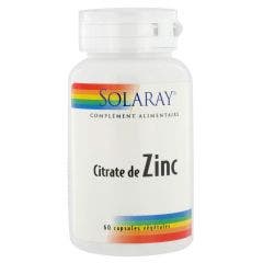 Zinc Citrate 60 Gelules Solaray