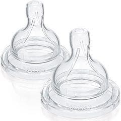 Classic+ Silicone Airflex Teat New Born Teat X 2 Avent