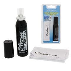 Cleaning Spray For Glasss + Wipes Anti-buée Estipharm