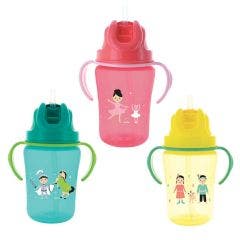 Cup With Straw With Patterns From 18 Months 350ml Dodie