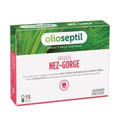 Ineldea Throat & Nose 15 Vegetable Capsules Ineldea